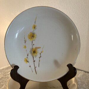 Royal Monarch "Yellow Willow" 8" Coupe Soup Bowls (2)